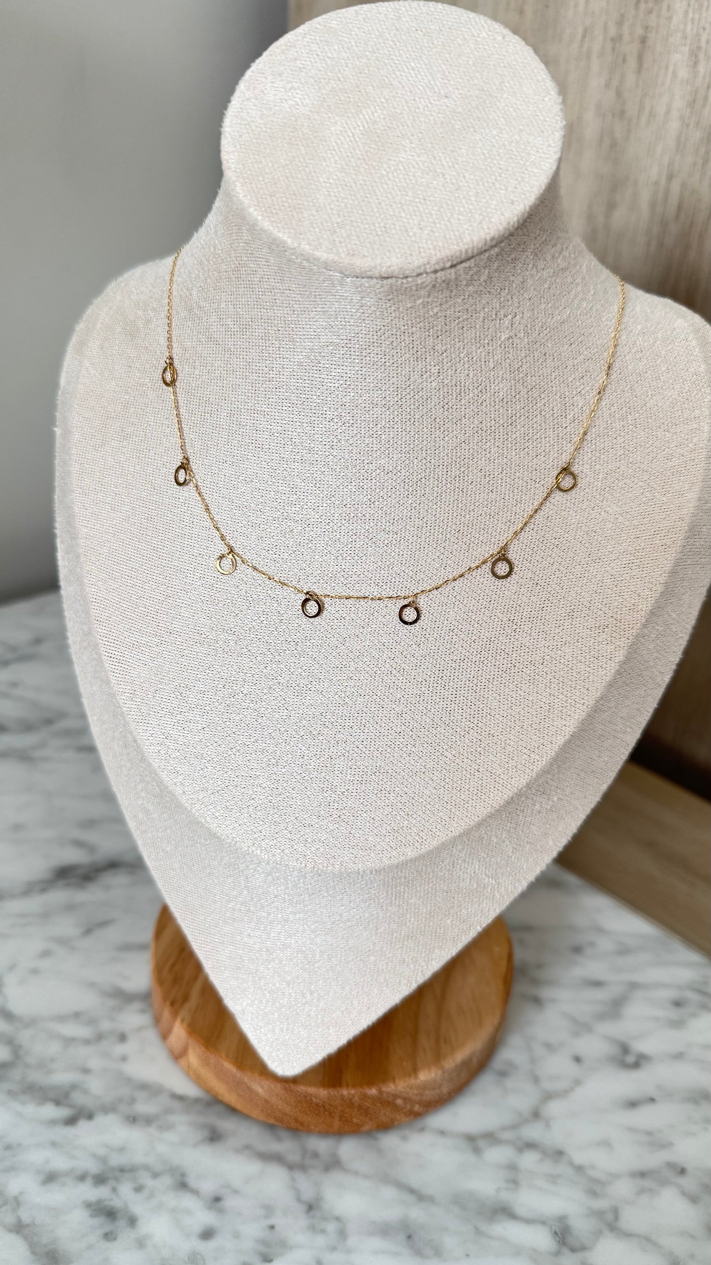 Modern Circle Necklace