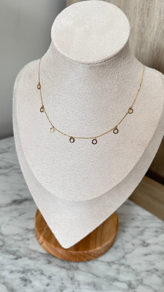 Modern Circle Necklace