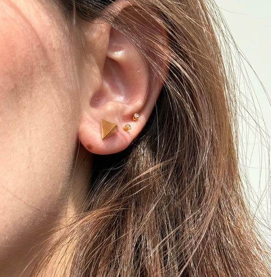 Golden Triangle Stud